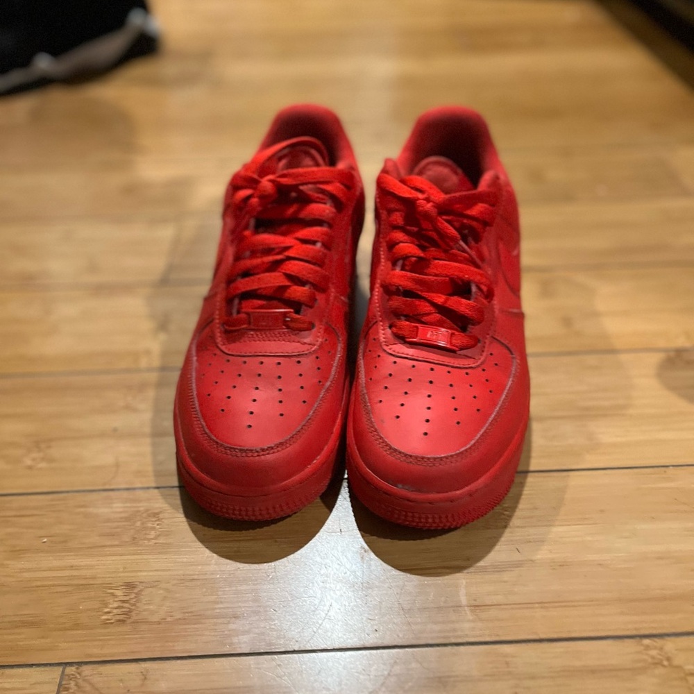 Nike Bold Red Athletic Shoes